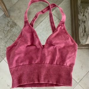Free People Pink Crop Top